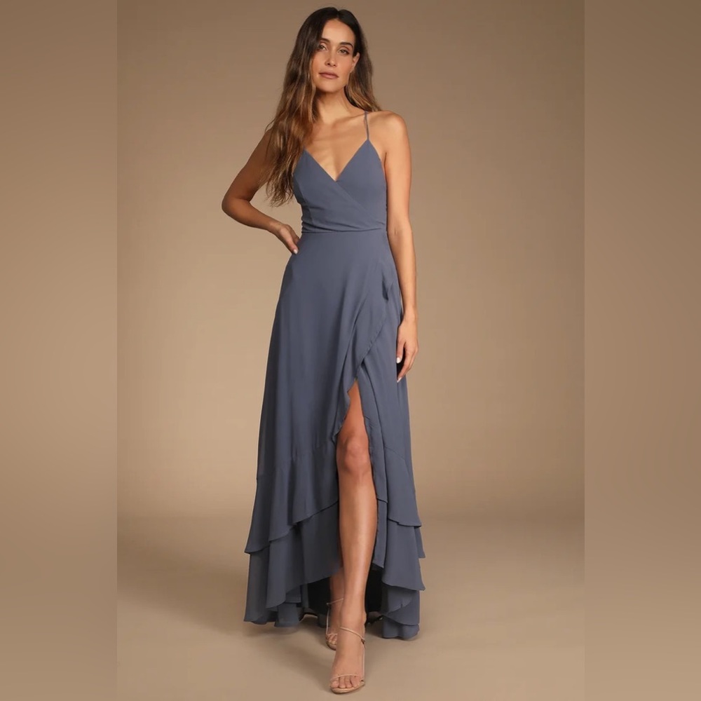 Blue Formal Maxi Dress